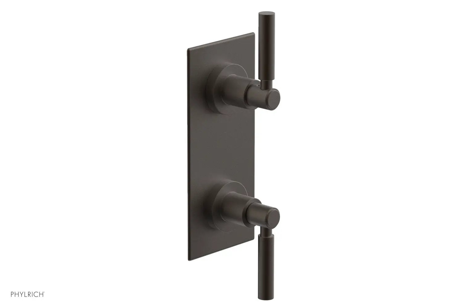 Phylrich BASIC 1/2" Thermostatic Valve with Volume Control or Diverter Lever Handles by Phylrich