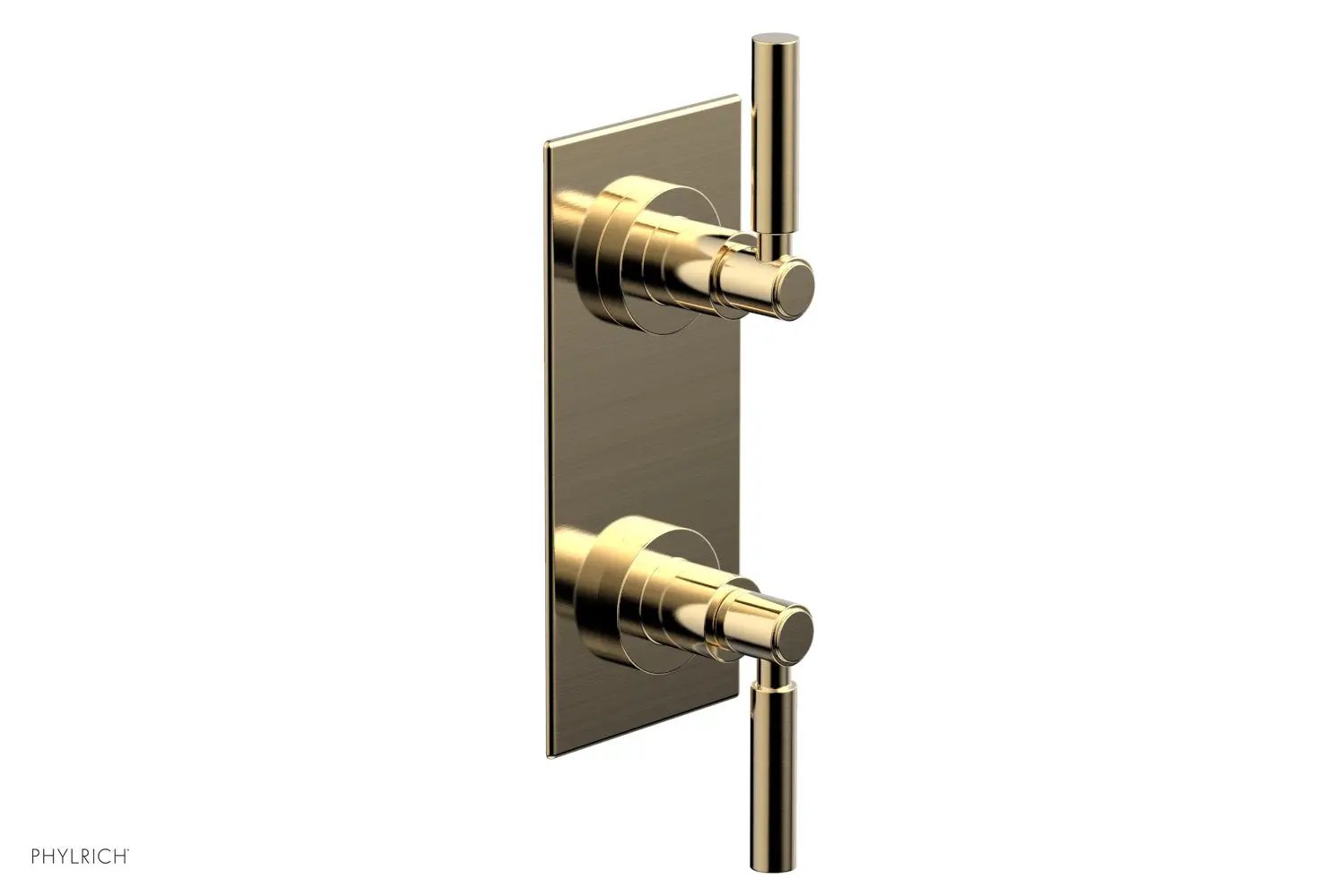 Phylrich BASIC 1/2" Thermostatic Valve with Volume Control or Diverter Lever Handles by Phylrich