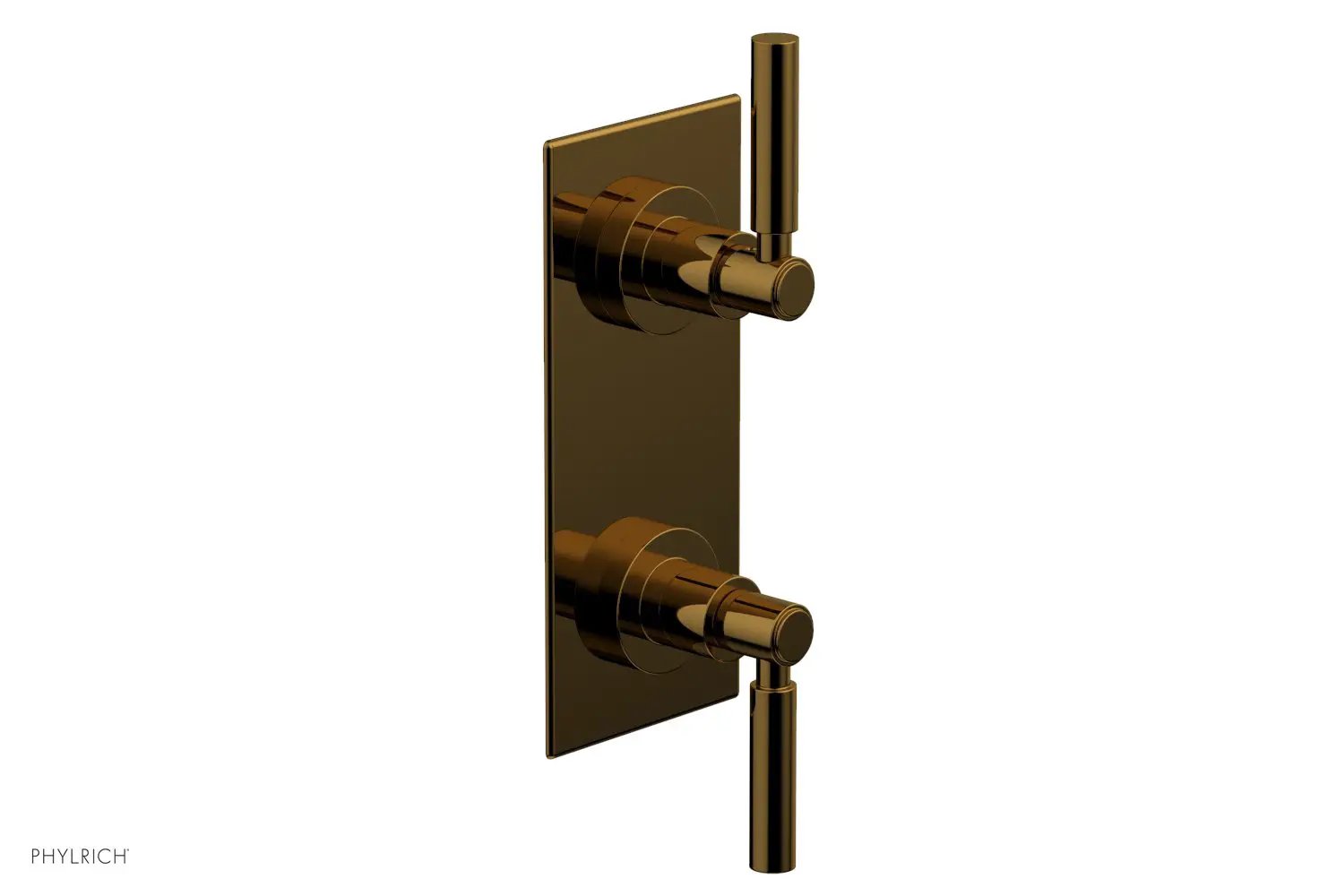Phylrich BASIC 1/2" Thermostatic Valve with Volume Control or Diverter Lever Handles by Phylrich