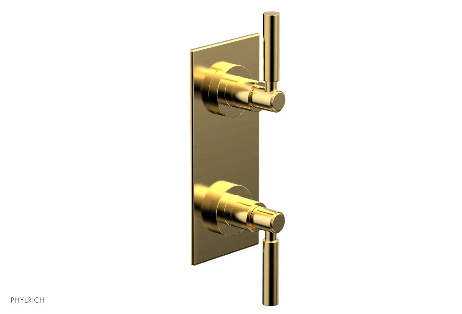 Phylrich BASIC 1/2" Thermostatic Valve with Volume Control or Diverter Lever Handles by Phylrich