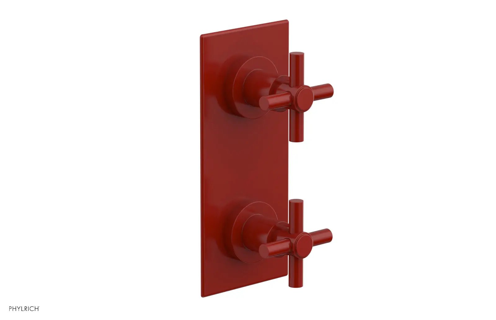Phylrich BASIC 1/2" Thermostatic Valve with Volume Control or Diverter Cross Handles by Phylrich