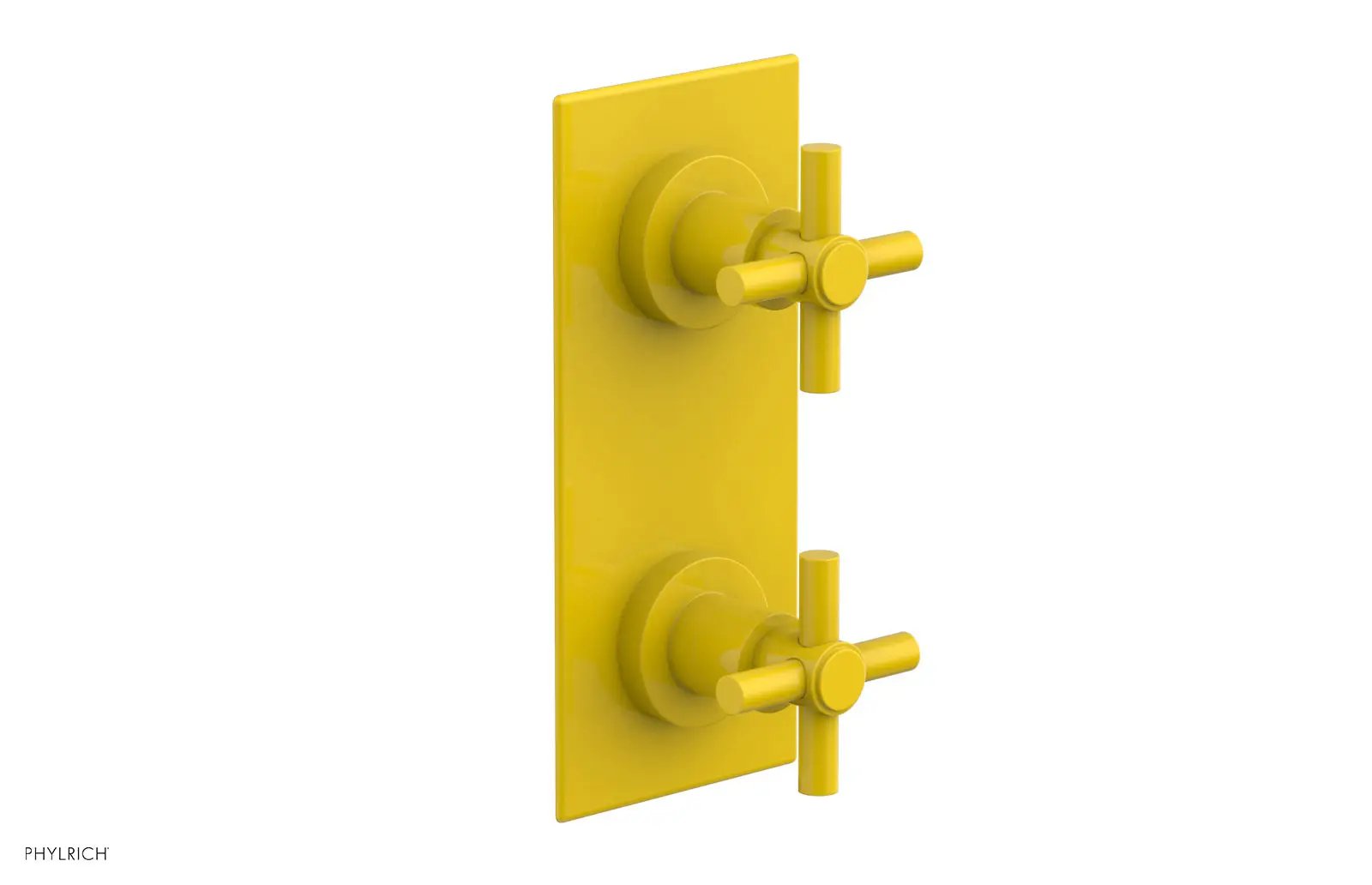 Phylrich BASIC 1/2" Thermostatic Valve with Volume Control or Diverter Cross Handles by Phylrich