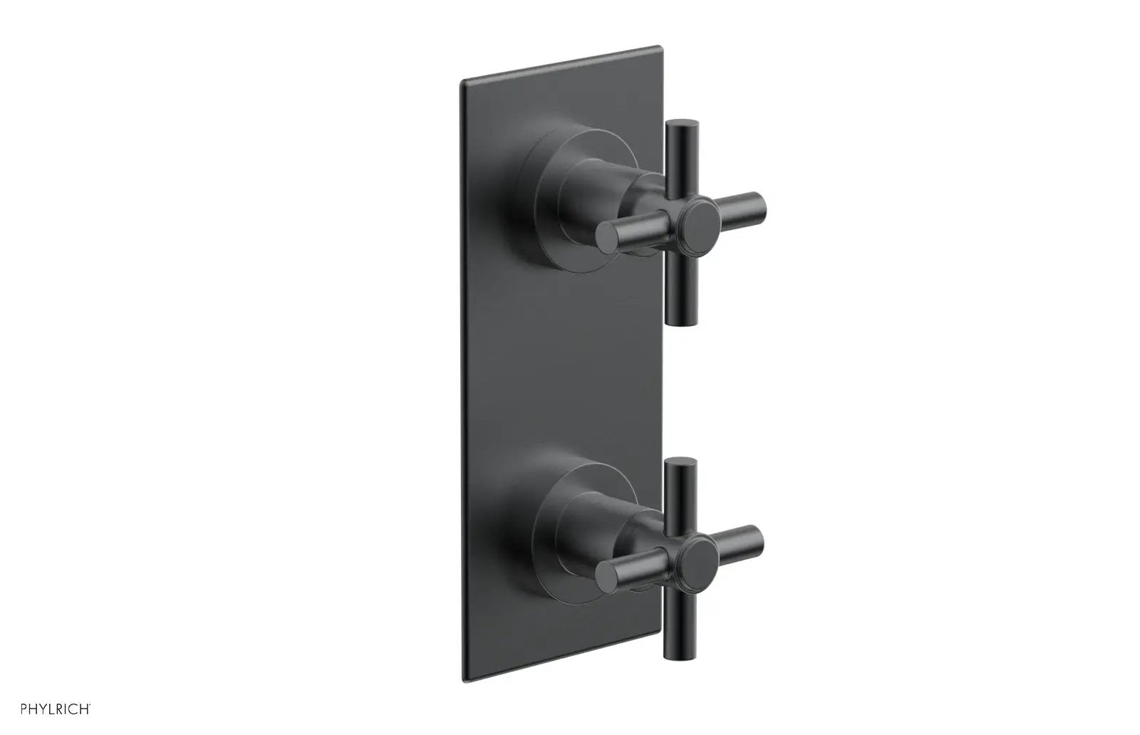 Phylrich BASIC 1/2" Thermostatic Valve with Volume Control or Diverter Cross Handles by Phylrich