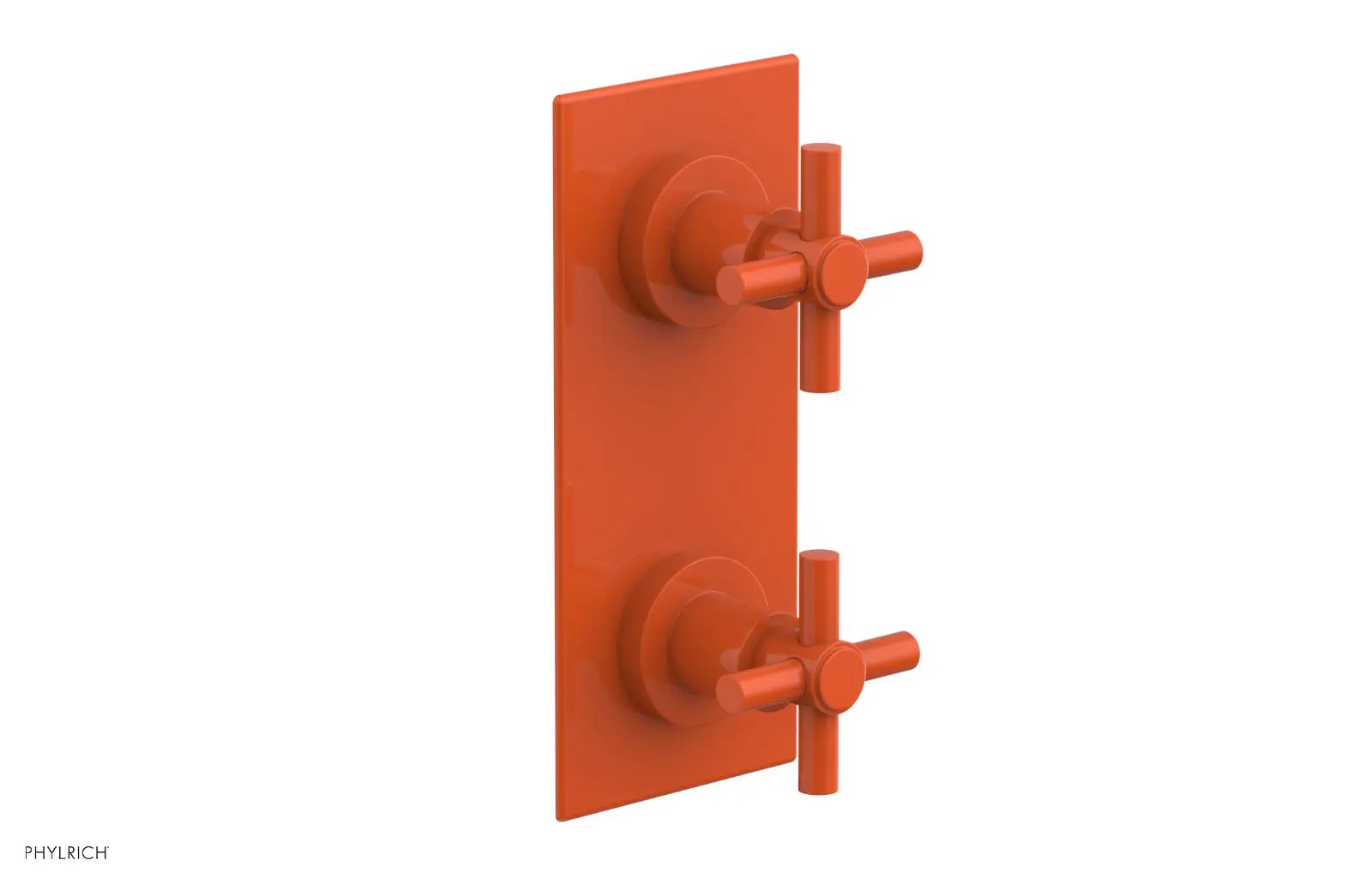 Phylrich BASIC 1/2" Thermostatic Valve with Volume Control or Diverter Cross Handles by Phylrich