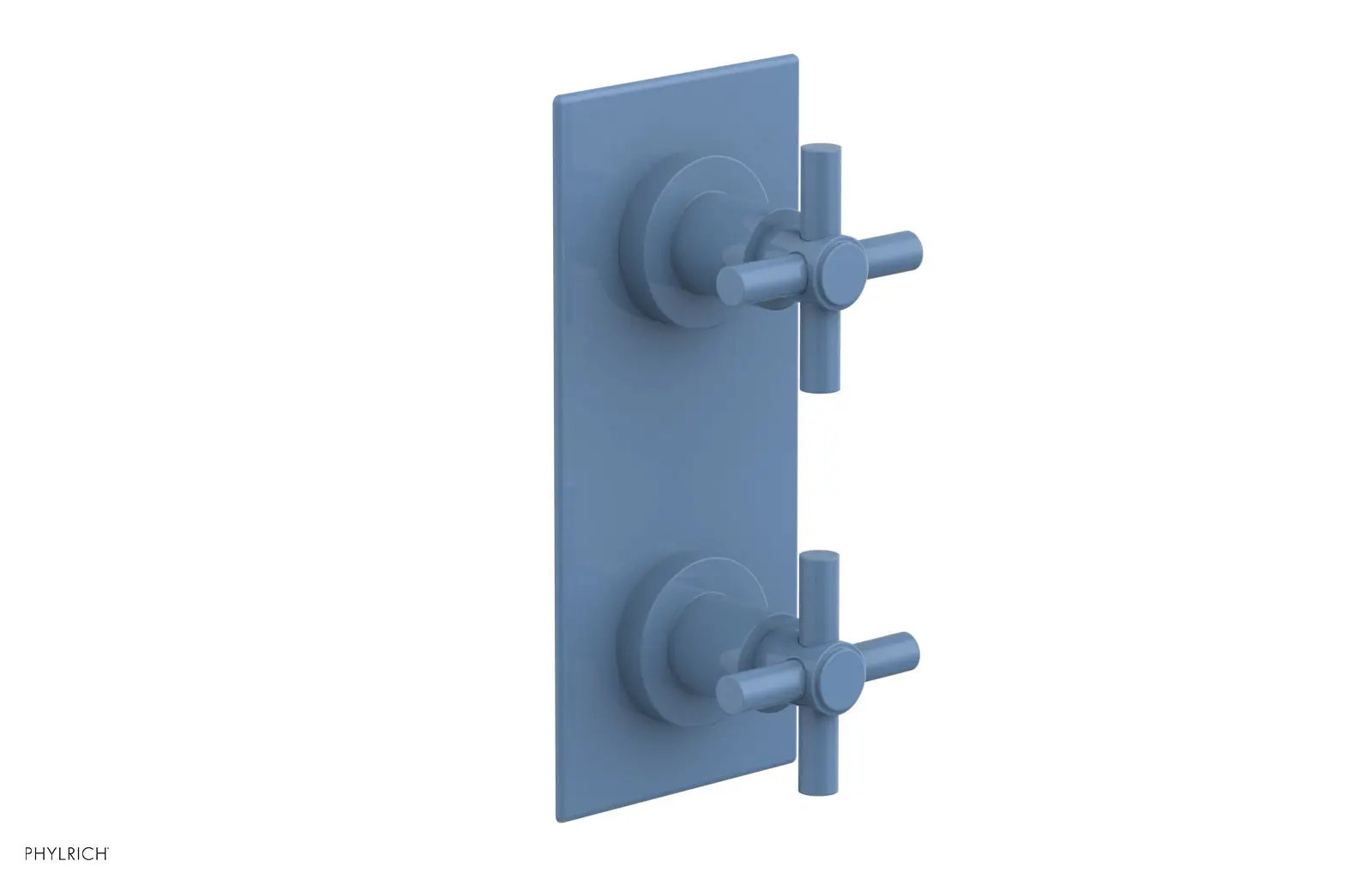 Phylrich BASIC 1/2" Thermostatic Valve with Volume Control or Diverter Cross Handles by Phylrich