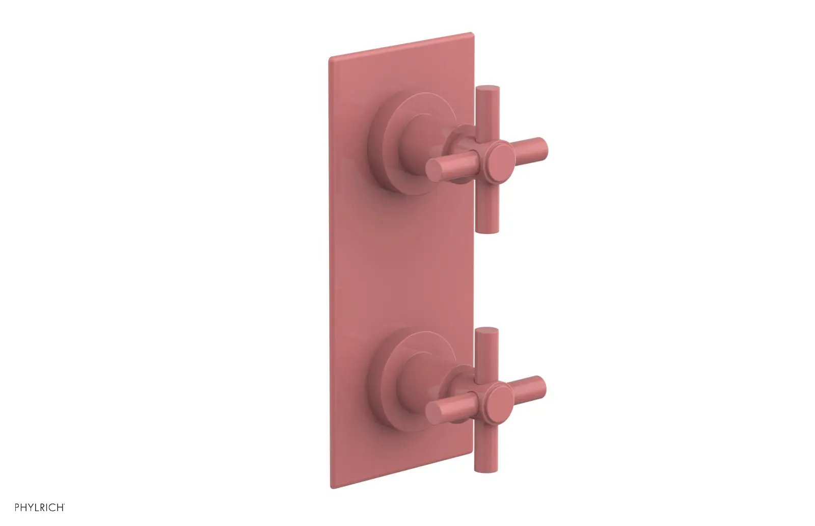 Phylrich BASIC 1/2" Thermostatic Valve with Volume Control or Diverter Cross Handles by Phylrich