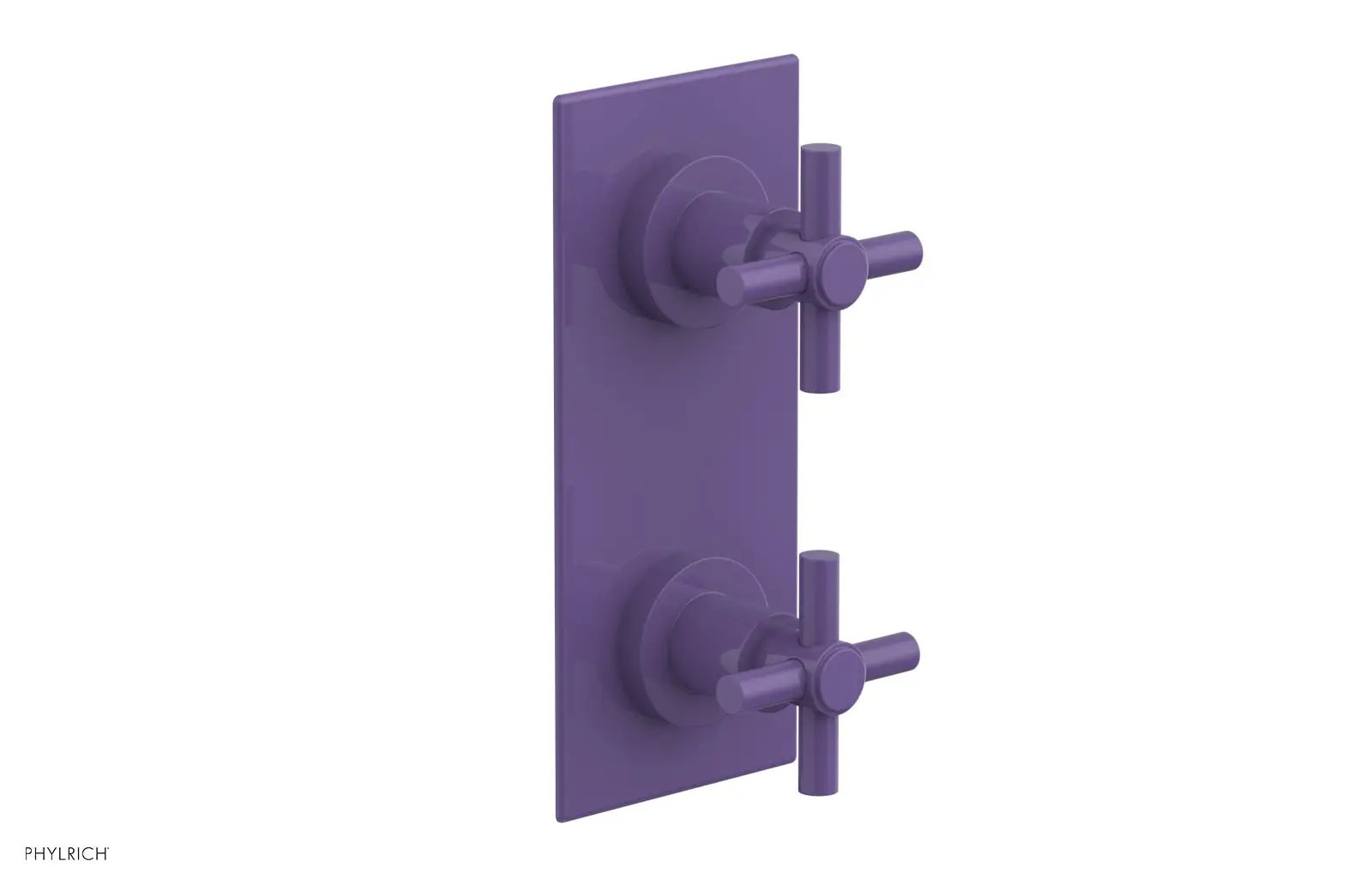 Phylrich BASIC 1/2" Thermostatic Valve with Volume Control or Diverter Cross Handles by Phylrich
