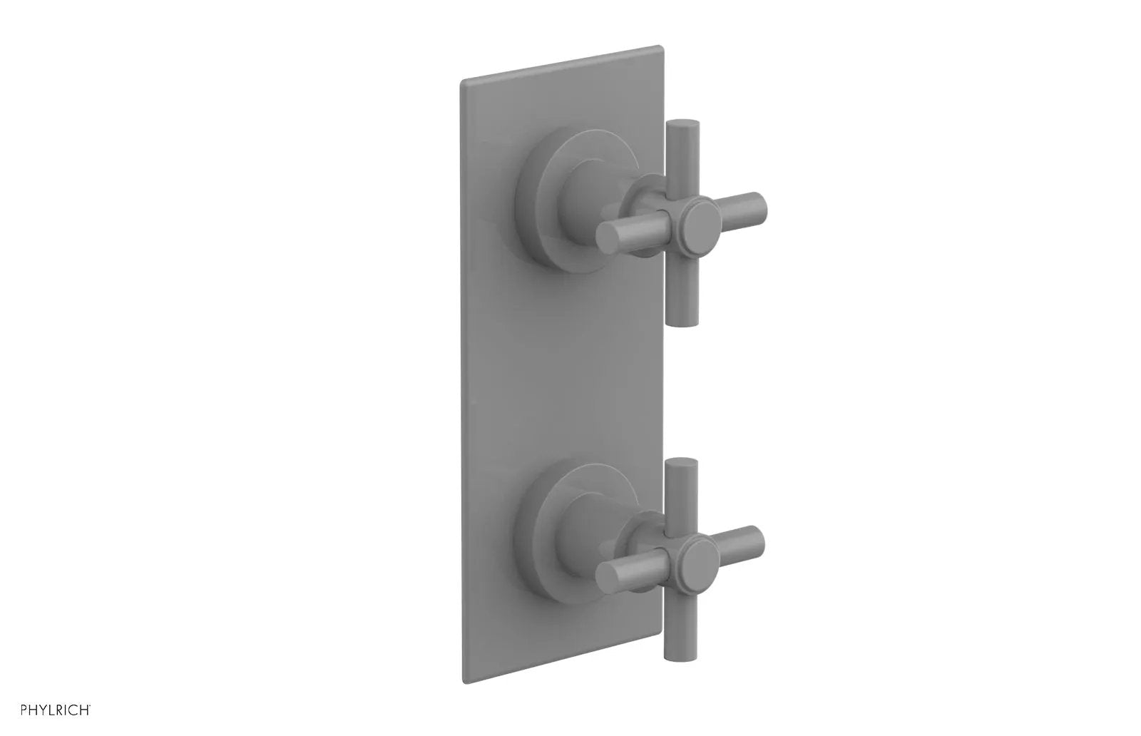 Phylrich BASIC 1/2" Thermostatic Valve with Volume Control or Diverter Cross Handles by Phylrich