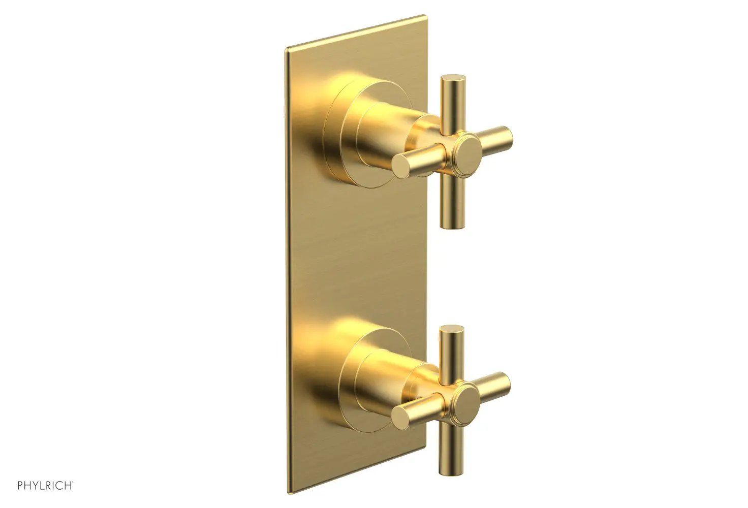 Phylrich BASIC 1/2" Thermostatic Valve with Volume Control or Diverter Cross Handles by Phylrich