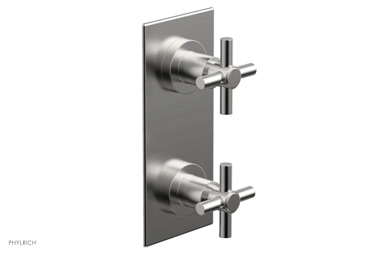 Phylrich BASIC 1/2" Thermostatic Valve with Volume Control or Diverter Cross Handles by Phylrich