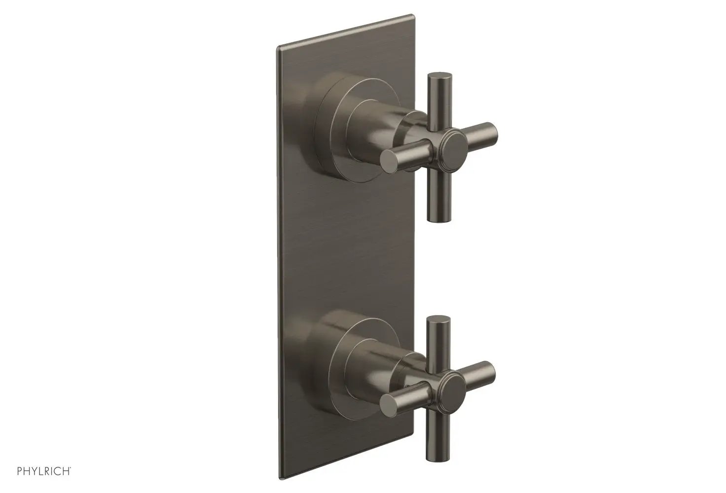 Phylrich BASIC 1/2" Thermostatic Valve with Volume Control or Diverter Cross Handles by Phylrich
