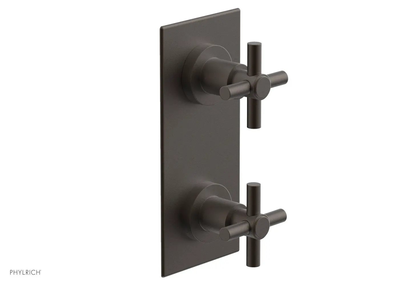 Phylrich BASIC 1/2" Thermostatic Valve with Volume Control or Diverter Cross Handles by Phylrich