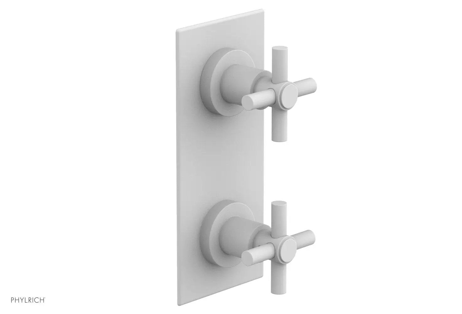 Phylrich BASIC 1/2" Thermostatic Valve with Volume Control or Diverter Cross Handles by Phylrich