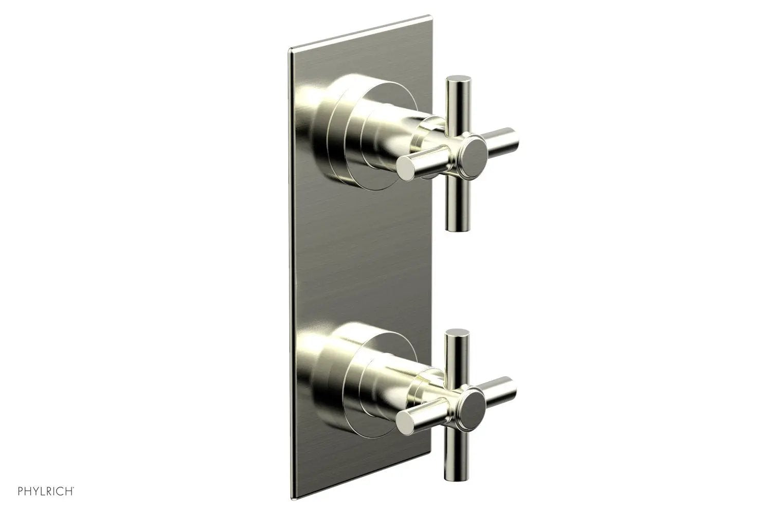Phylrich BASIC 1/2" Thermostatic Valve with Volume Control or Diverter Cross Handles by Phylrich