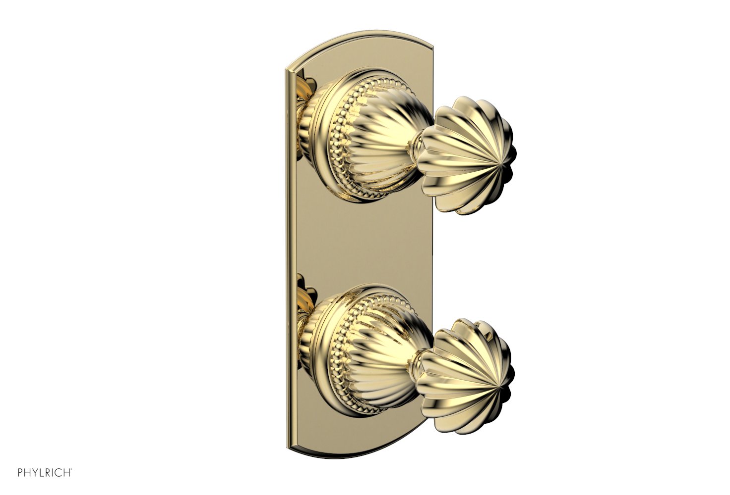 Phylrich GEORGIAN & BARCELONA Volume Control/Diverter Trim - Round Handle