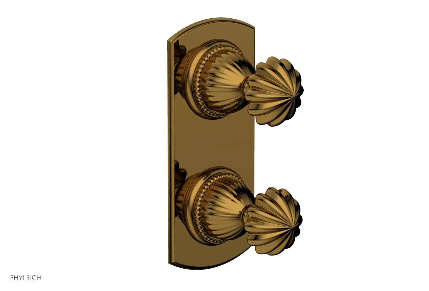 Phylrich GEORGIAN & BARCELONA Volume Control/Diverter Trim - Round Handle by Phylrich