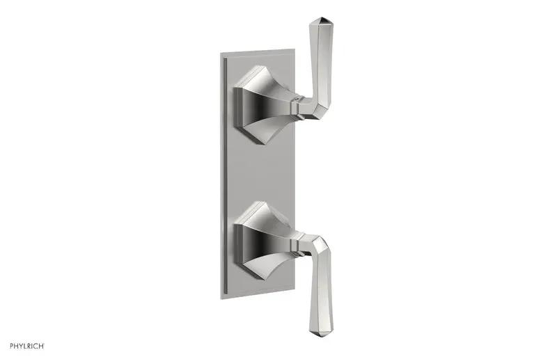 Phylrich LE VERRE & LA CROSSE Thermostatic Valve with Volume Control or Diverter - Lever Handles by Phylrich