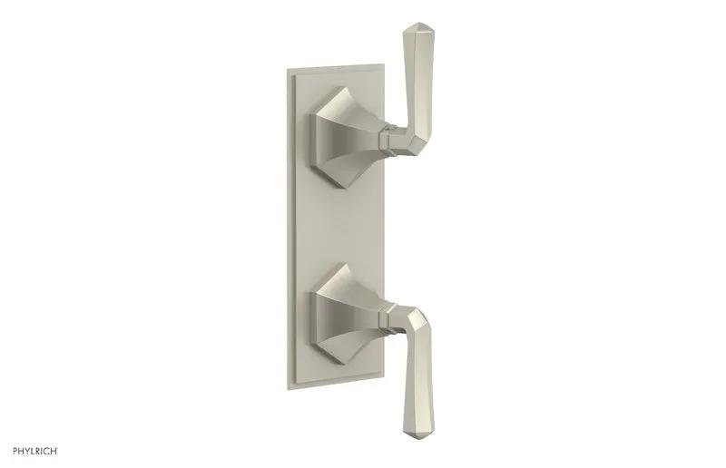 Phylrich LE VERRE & LA CROSSE Thermostatic Valve with Volume Control or Diverter - Lever Handles by Phylrich