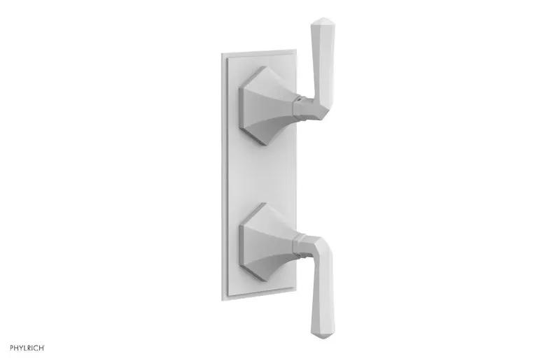 Phylrich LE VERRE & LA CROSSE Thermostatic Valve with Volume Control or Diverter - Lever Handles by Phylrich