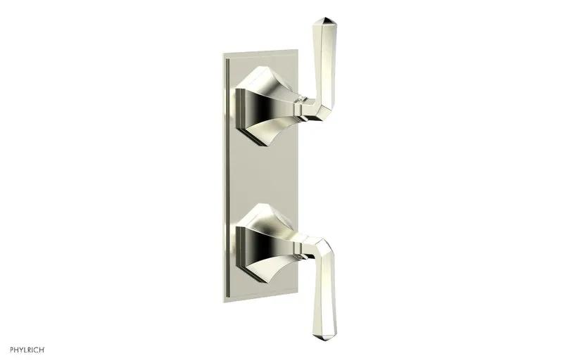 Phylrich LE VERRE & LA CROSSE Thermostatic Valve with Volume Control or Diverter - Lever Handles by Phylrich