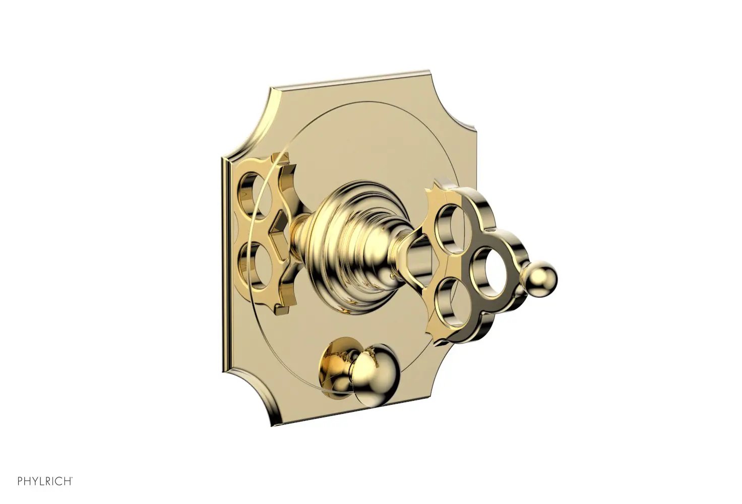 Phylrich MAISON Pressure Balance Shower Plate with Diverter and Handle Trim Set by Phylrich