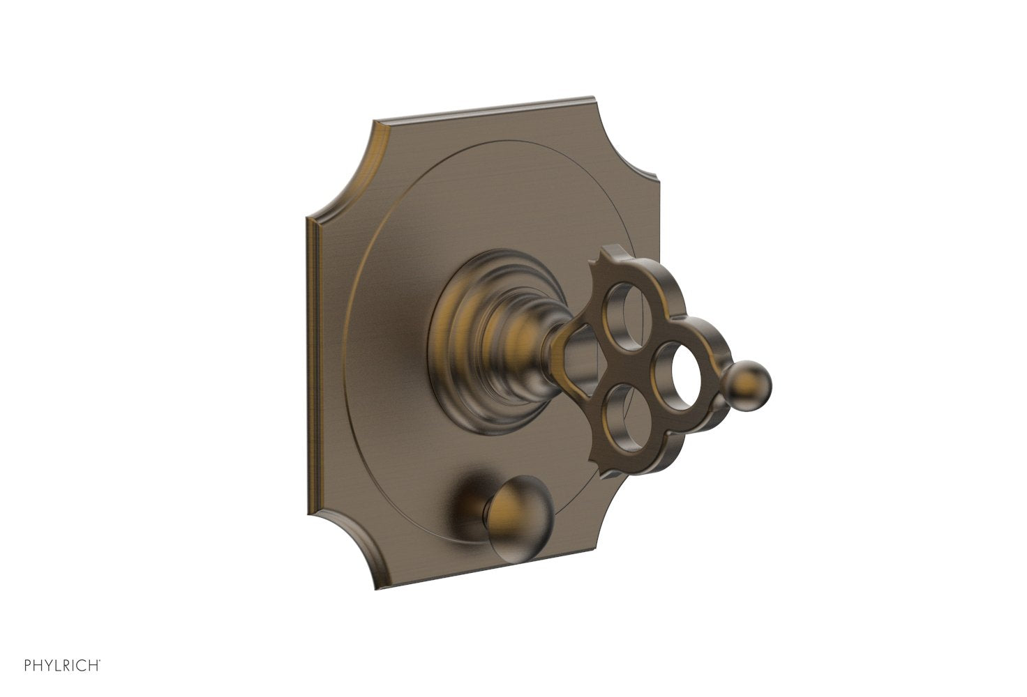 Phylrich MAISON Pressure Balance Shower Plate with Diverter and Handle Trim Set