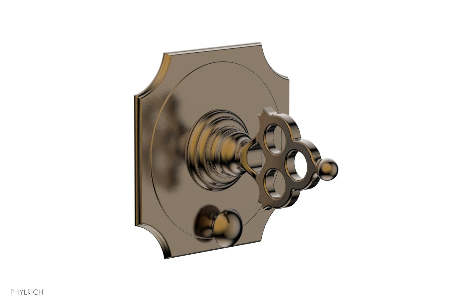 Phylrich MAISON Pressure Balance Shower Plate with Diverter and Handle Trim Set