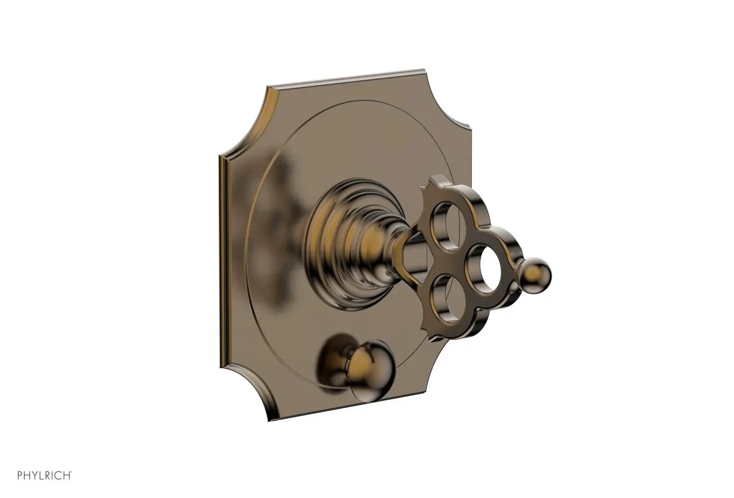 Phylrich MAISON Pressure Balance Shower Plate with Diverter and Handle Trim Set by Phylrich
