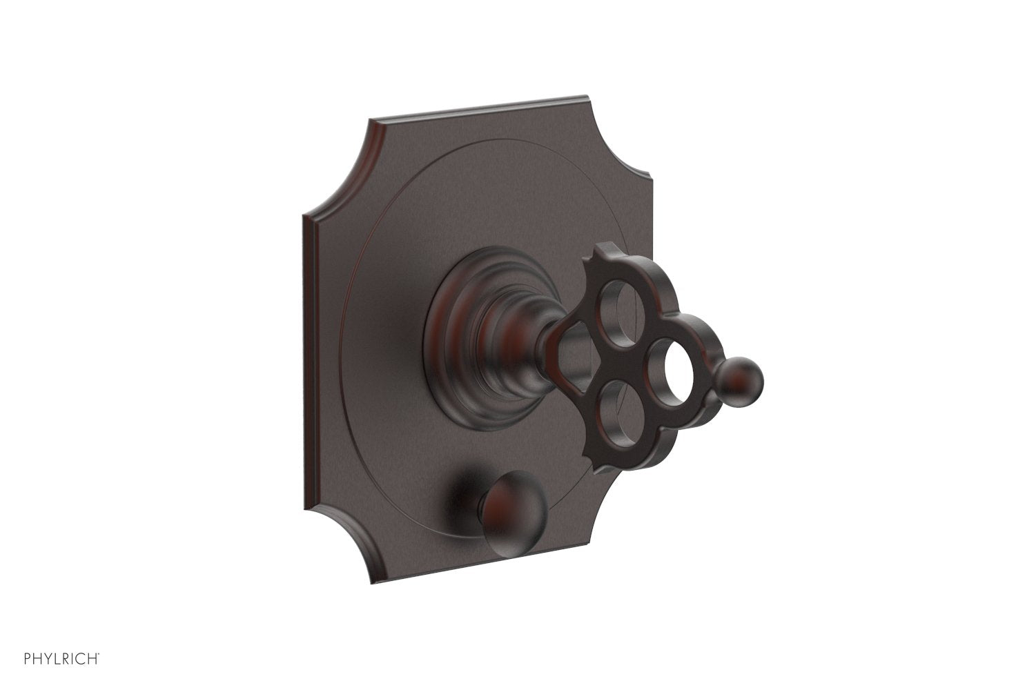 Phylrich MAISON Pressure Balance Shower Plate with Diverter and Handle Trim Set