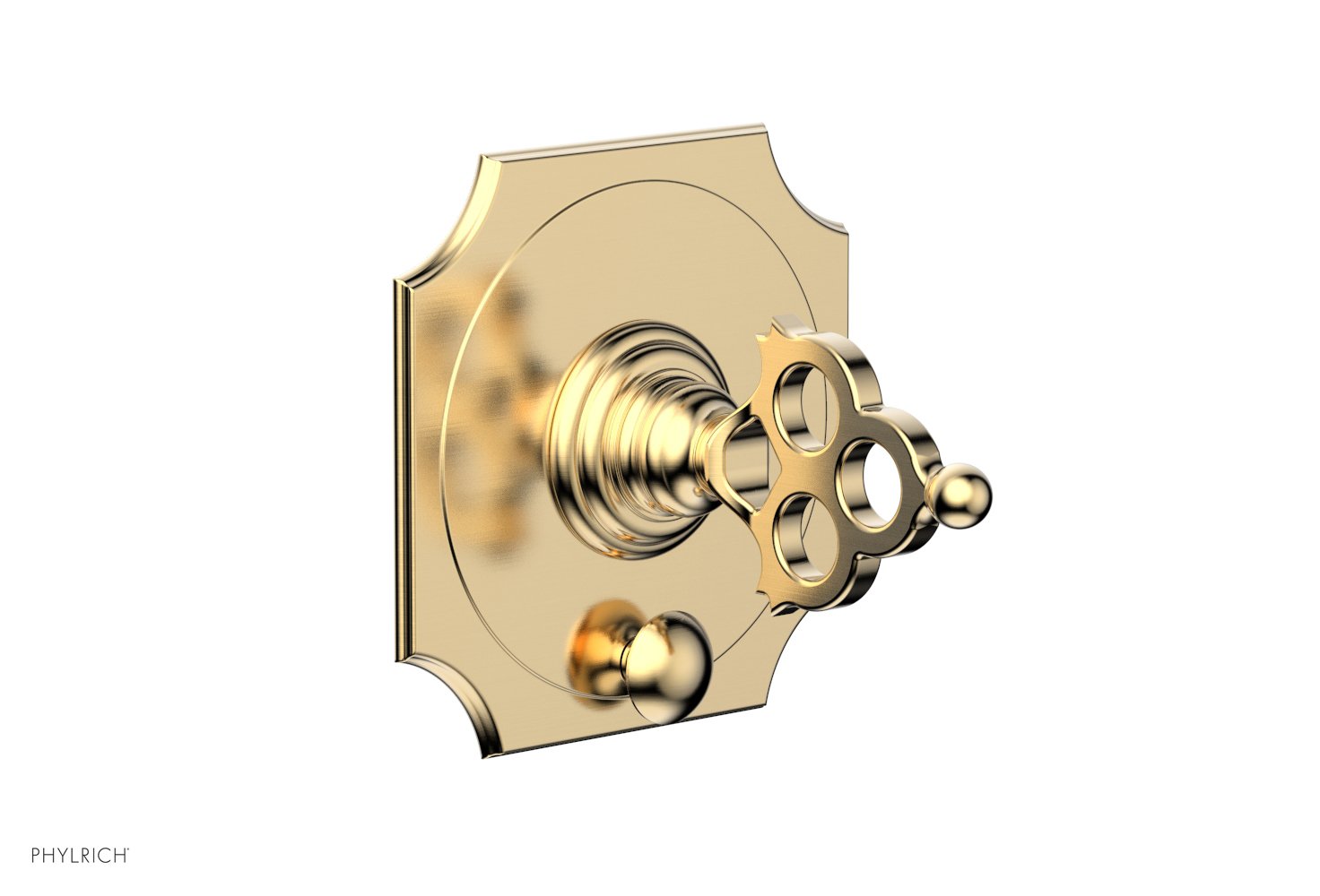 Phylrich MAISON Pressure Balance Shower Plate with Diverter and Handle Trim Set