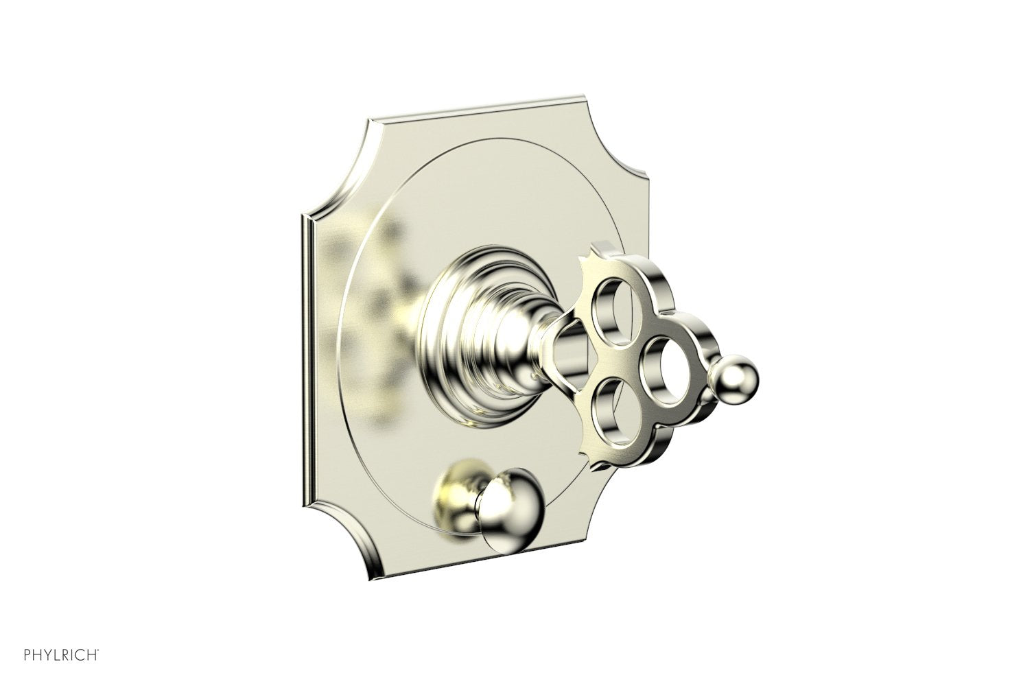 Phylrich MAISON Pressure Balance Shower Plate with Diverter and Handle Trim Set