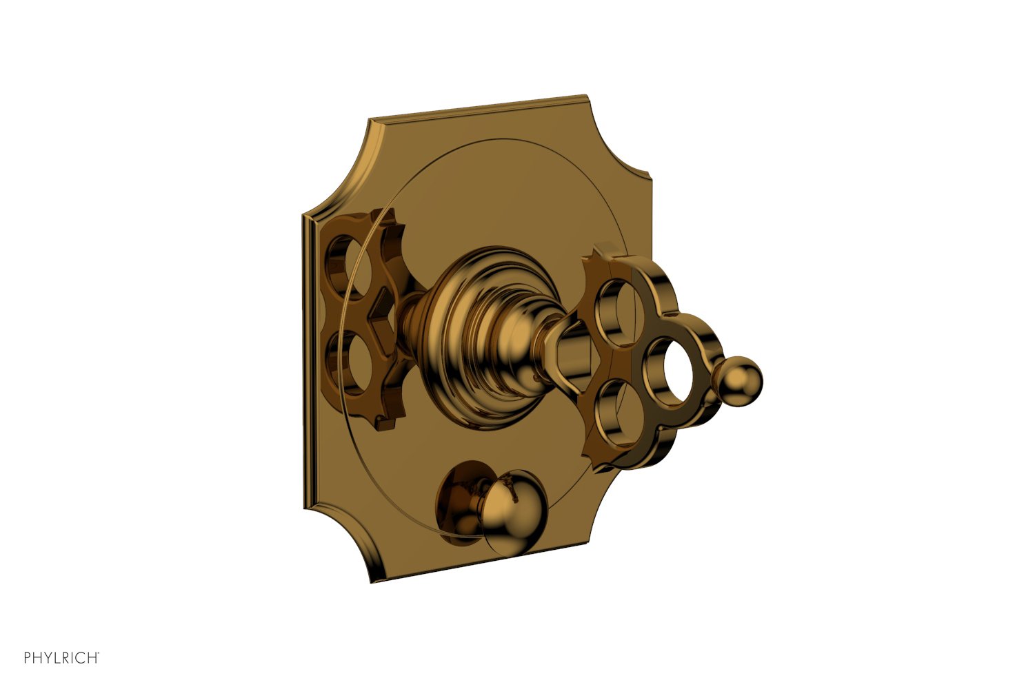 Phylrich MAISON Pressure Balance Shower Plate with Diverter and Handle Trim Set