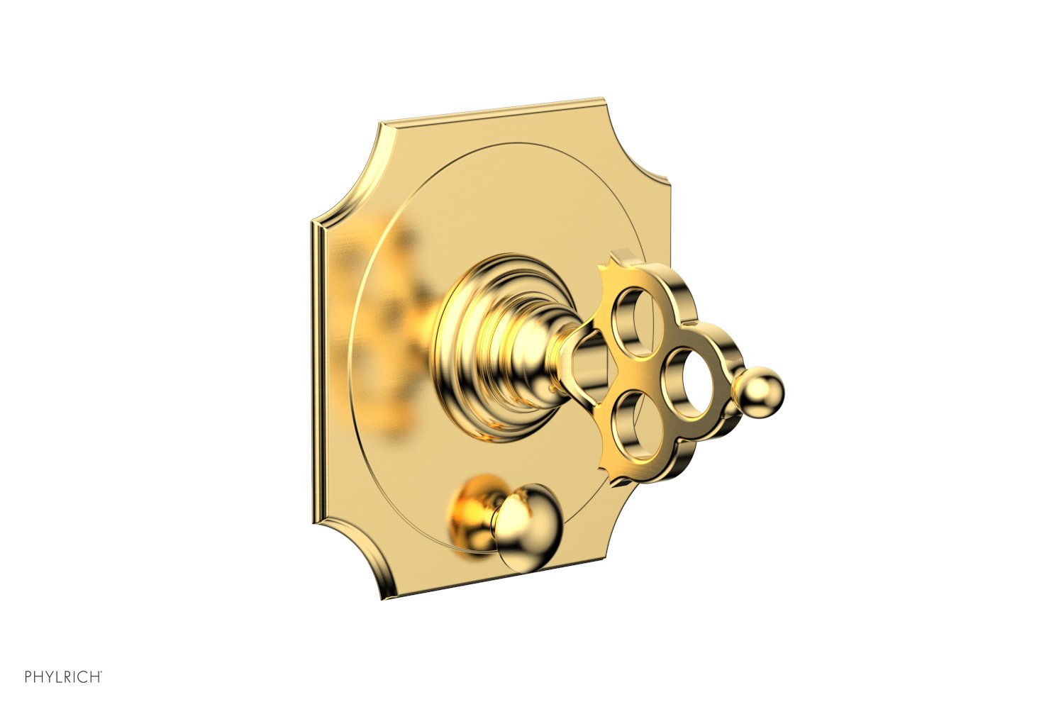 Phylrich MAISON Pressure Balance Shower Plate with Diverter and Handle Trim Set