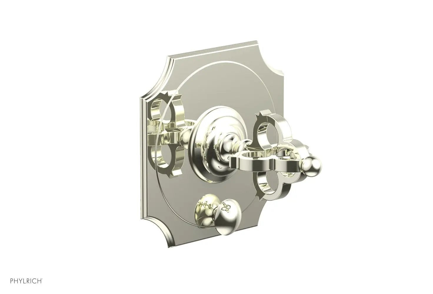 Phylrich COURONNE Pressure Balance Shower Plate with Diverter and Handle Trim Set by Phylrich