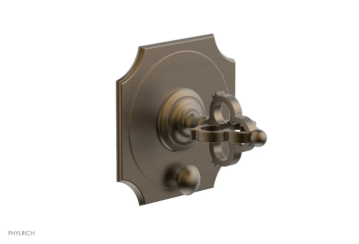 Phylrich COURONNE Pressure Balance Shower Plate with Diverter and Handle Trim Set by Phylrich
