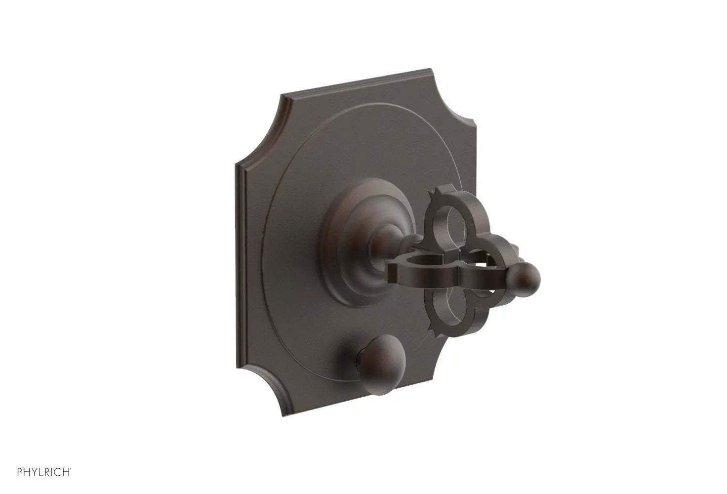 Phylrich COURONNE Pressure Balance Shower Plate with Diverter and Handle Trim Set by Phylrich