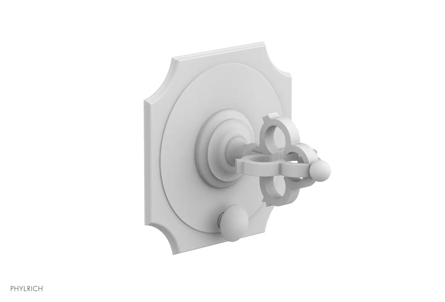 Phylrich COURONNE Pressure Balance Shower Plate with Diverter and Handle Trim Set by Phylrich
