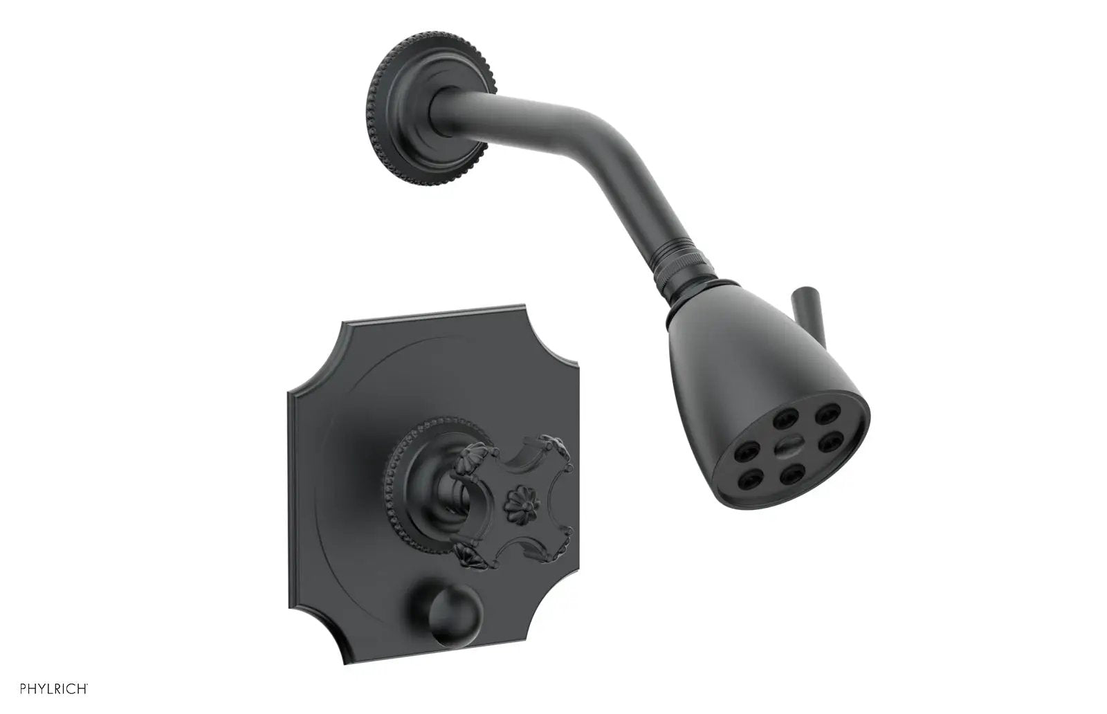 Phylrich MARVELLE Pressure Balance Shower and Diverter Set (Less Spout), Cross Handle by Phylrich