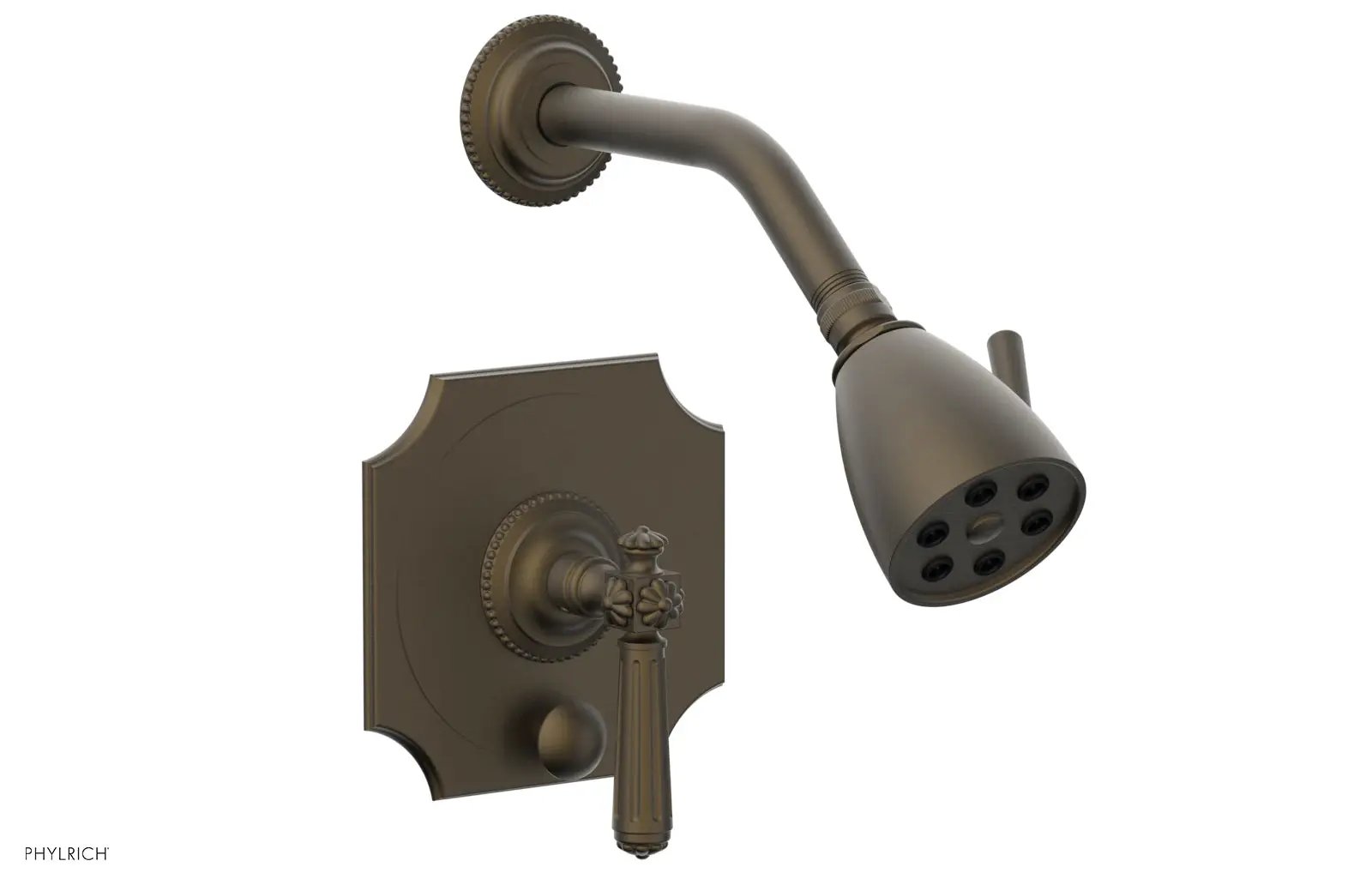 Phylrich MARVELLE Pressure Balance Shower and Diverter Set (Less Spout), Lever Handle by Phylrich