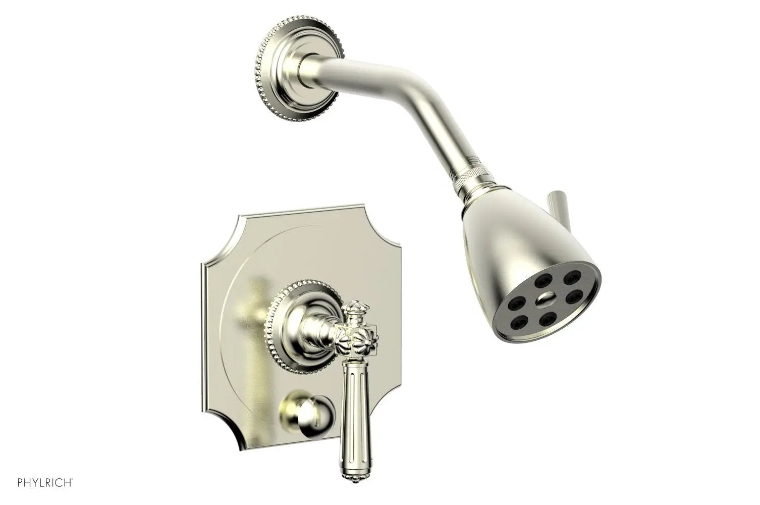 Phylrich MARVELLE Pressure Balance Shower and Diverter Set (Less Spout), Lever Handle by Phylrich