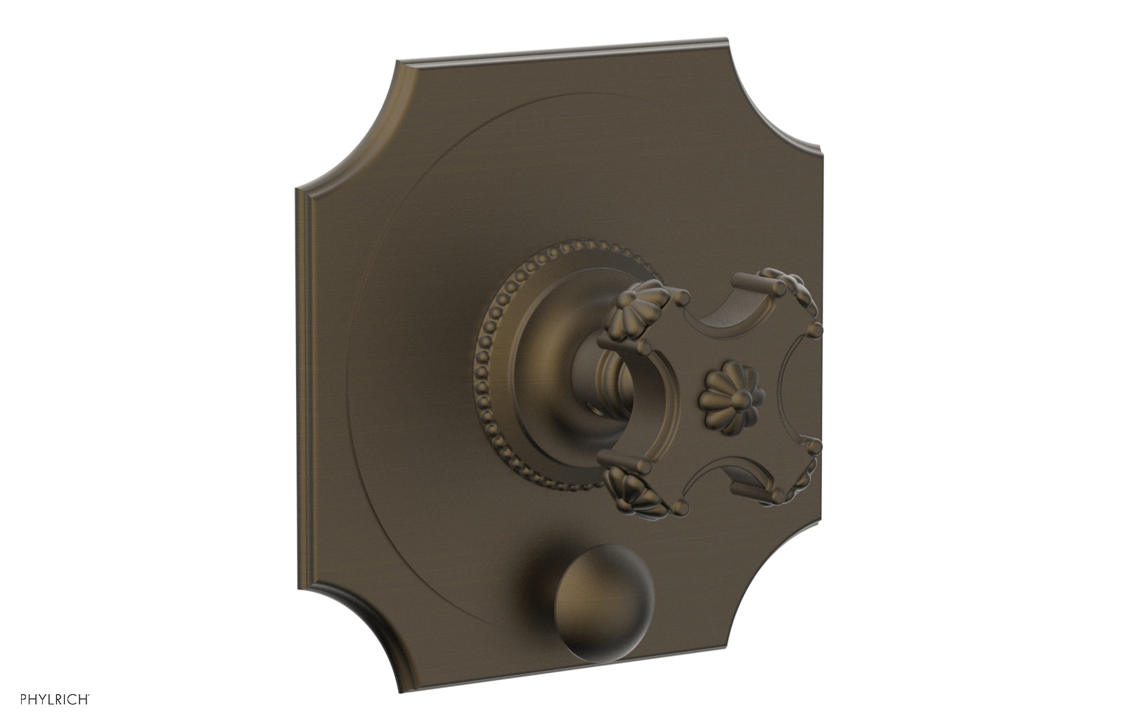 Phylrich MARVELLE Pressure Balance Shower Plate with Diverter and Handle Trim Set