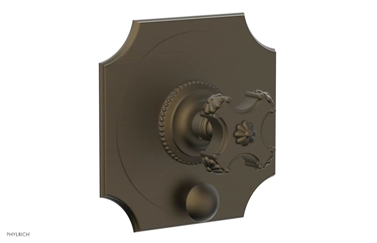 Phylrich MARVELLE Pressure Balance Shower Plate with Diverter and Handle Trim Set by Phylrich