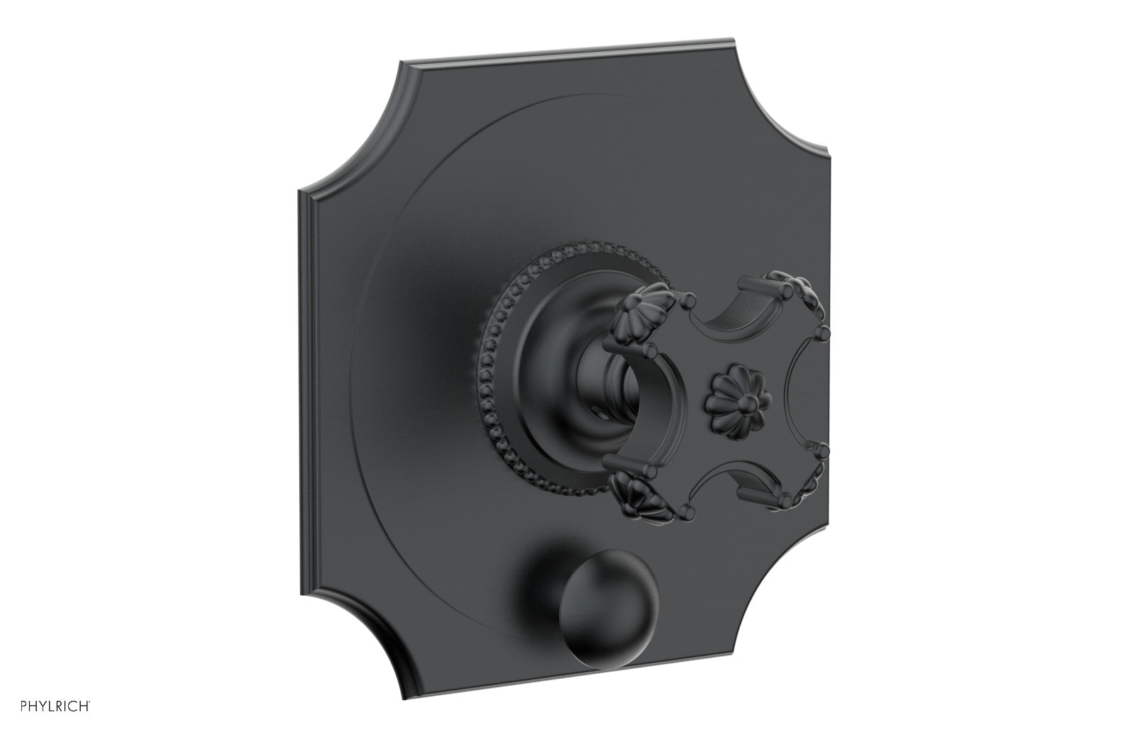 Phylrich MARVELLE Pressure Balance Shower Plate with Diverter and Handle Trim Set