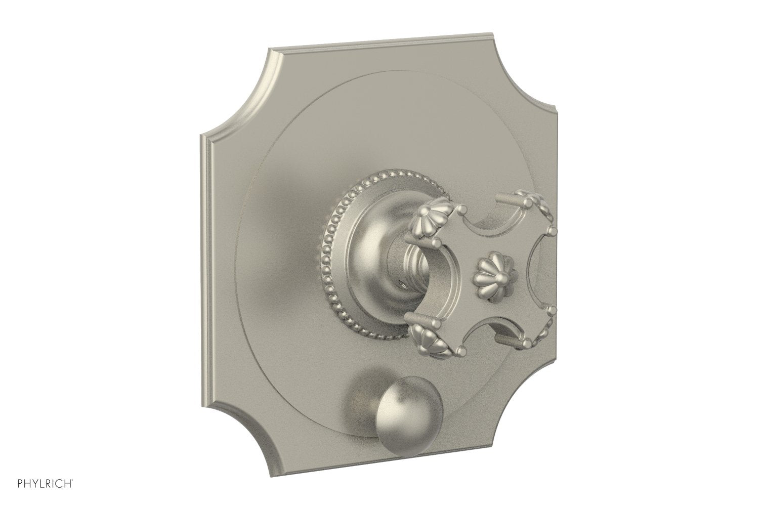 Phylrich MARVELLE Pressure Balance Shower Plate with Diverter and Handle Trim Set