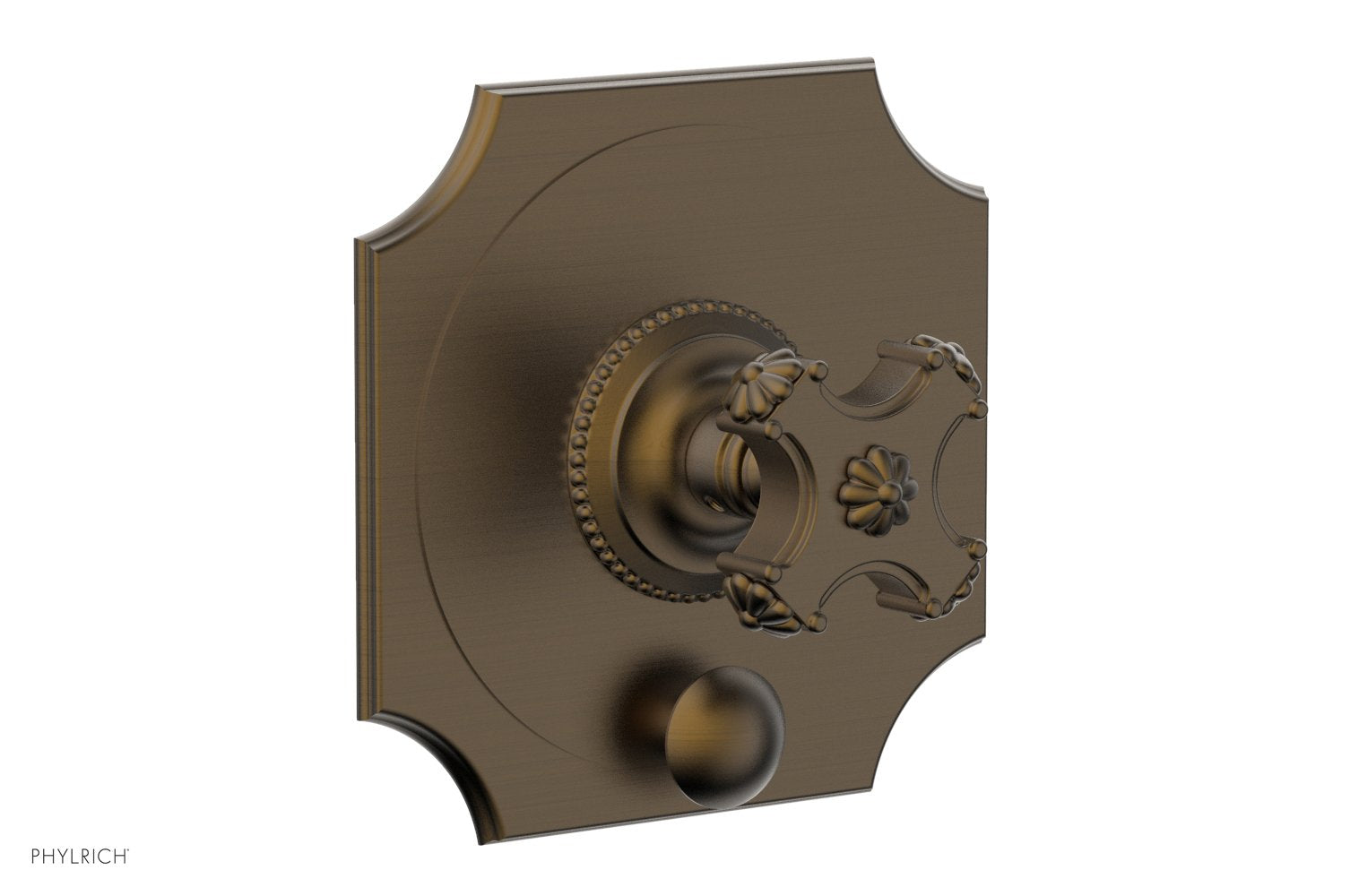 Phylrich MARVELLE Pressure Balance Shower Plate with Diverter and Handle Trim Set