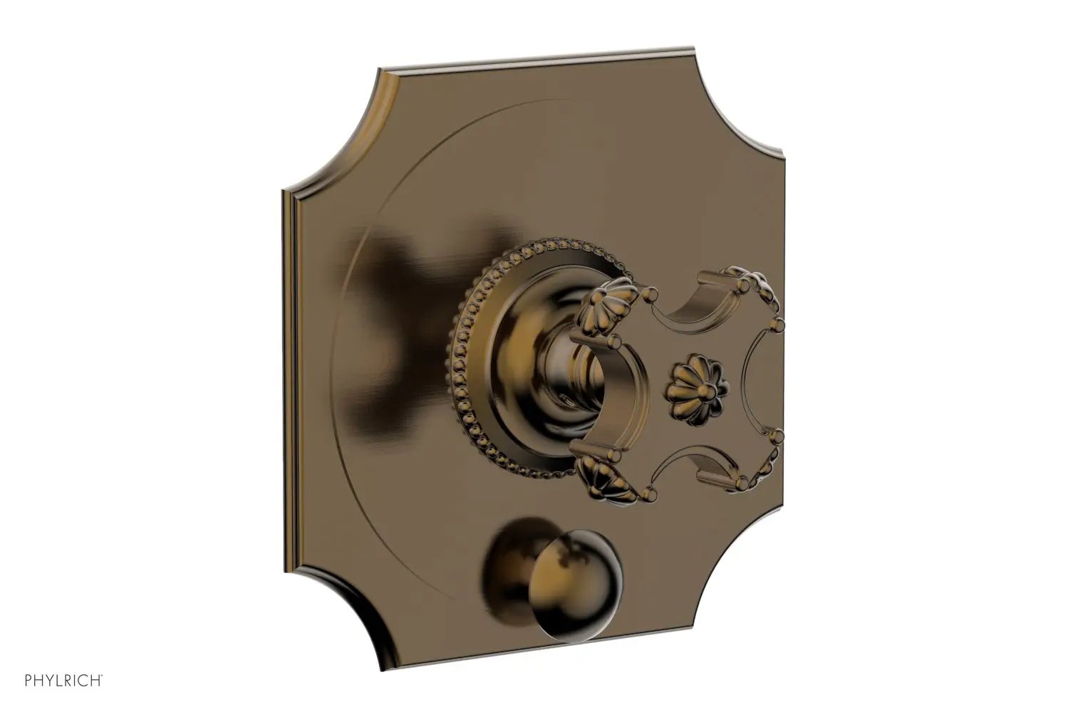 Phylrich MARVELLE Pressure Balance Shower Plate with Diverter and Handle Trim Set by Phylrich
