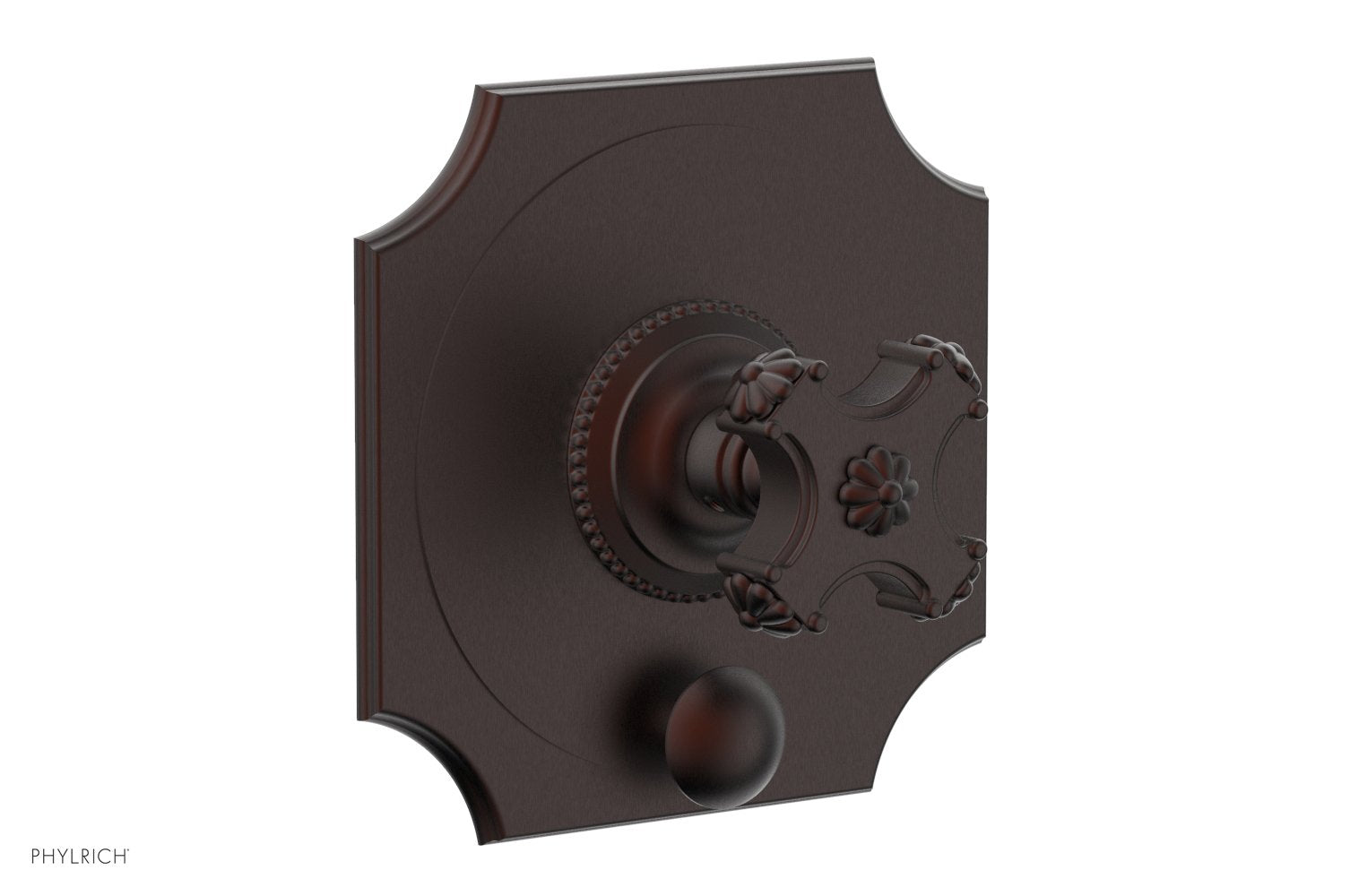 Phylrich MARVELLE Pressure Balance Shower Plate with Diverter and Handle Trim Set