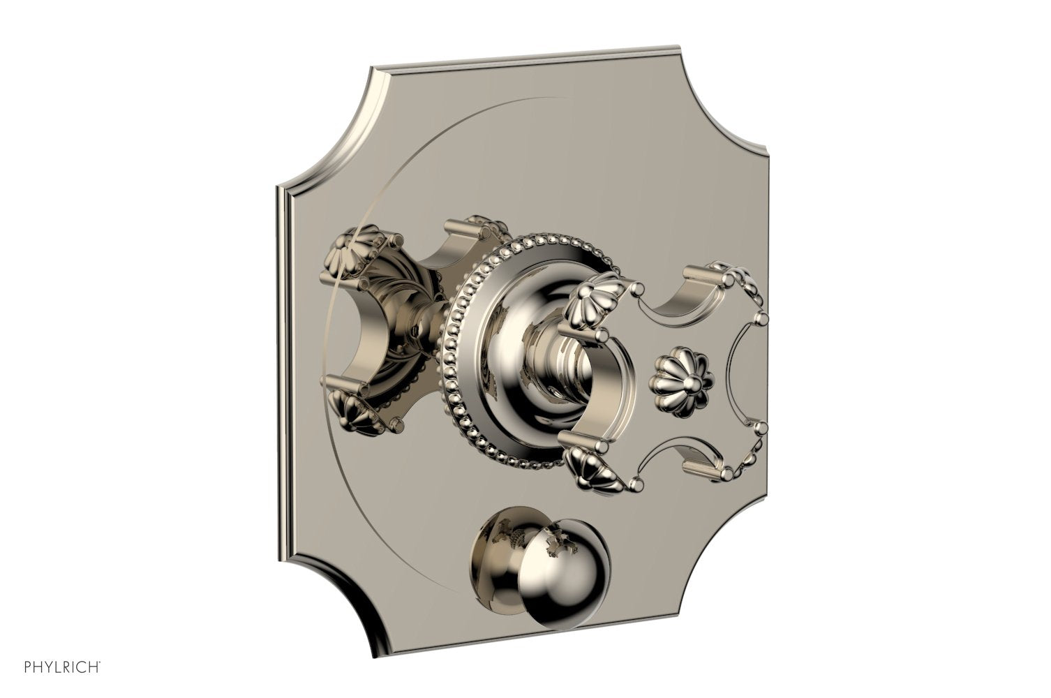 Phylrich MARVELLE Pressure Balance Shower Plate with Diverter and Handle Trim Set