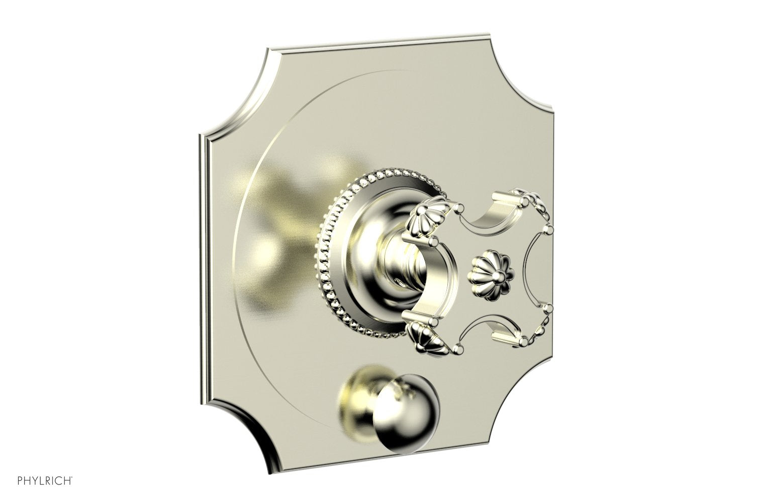 Phylrich MARVELLE Pressure Balance Shower Plate with Diverter and Handle Trim Set