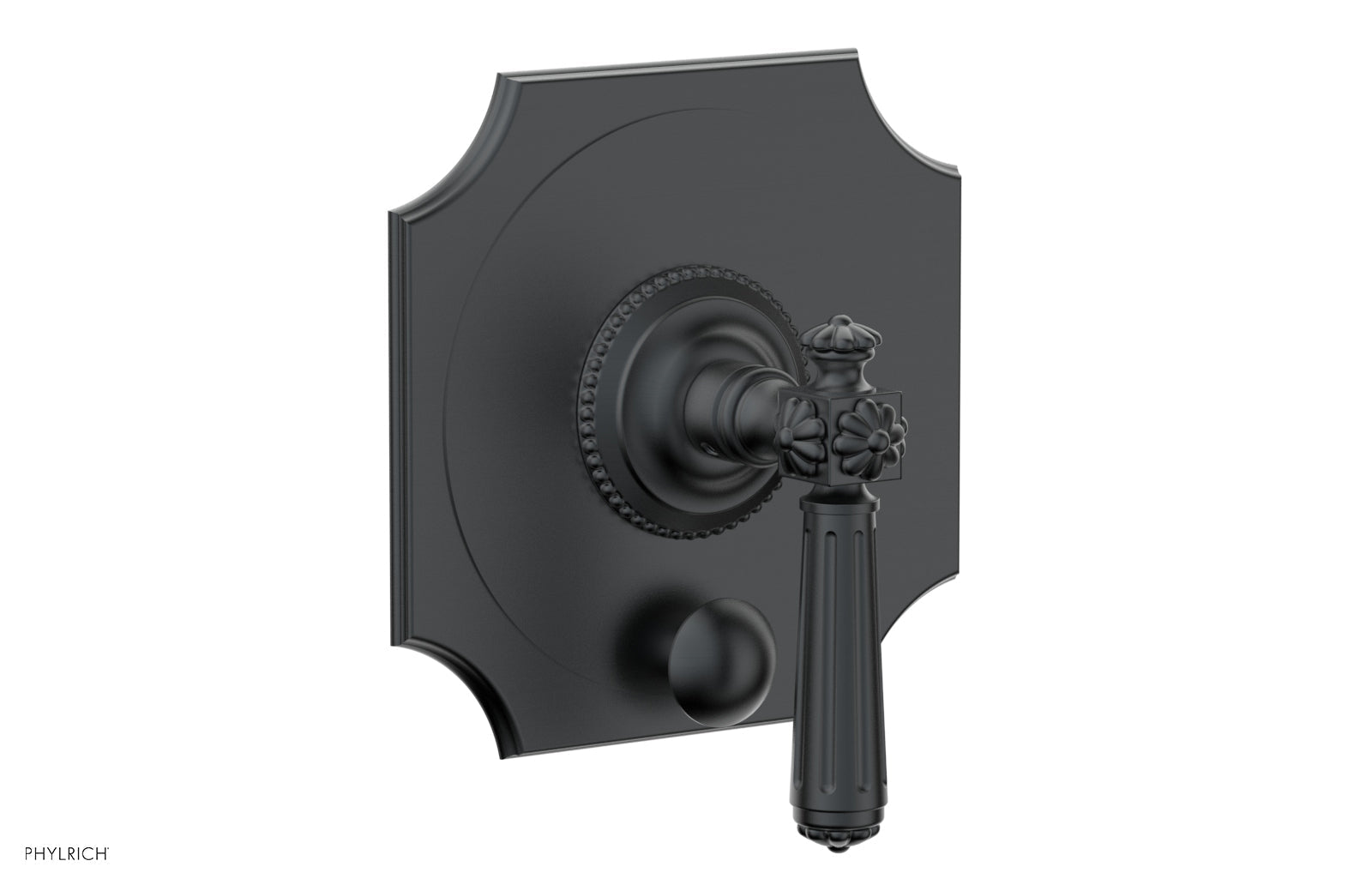 Phylrich MARVELLE Pressure Balance Shower Plate with Diverter and Handle Trim Set